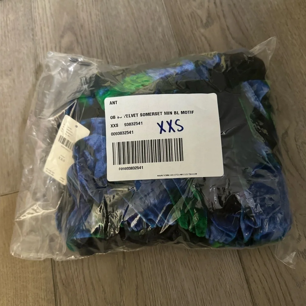 NWT! Anthropologie Maeve Somerset Velvet Mini Dress - Size XXS 🥐 - Picture 8 of 10